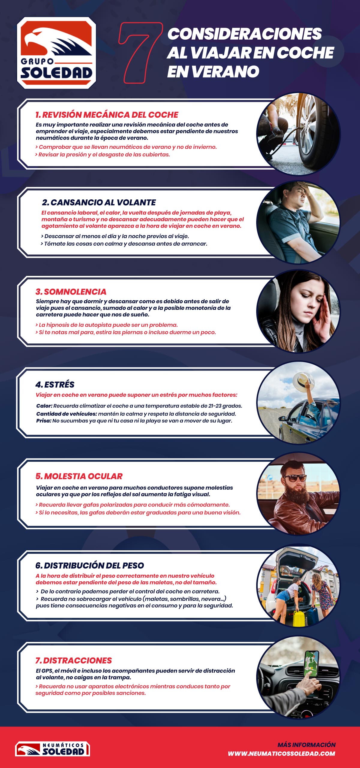 viajar en verano infografía